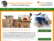 Tablet Screenshot of packersandmovers.co